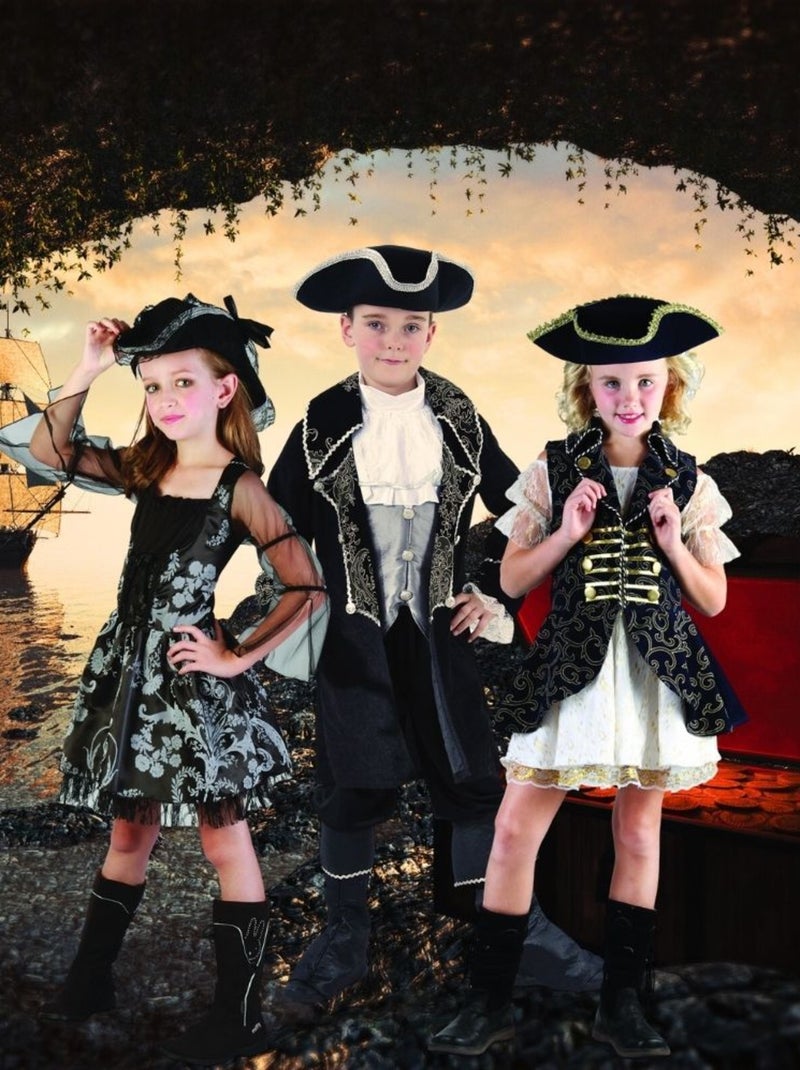 RIRE ET CONFETTI - Déguisement Pirate Lady enfant Noir Noir - Kiabi