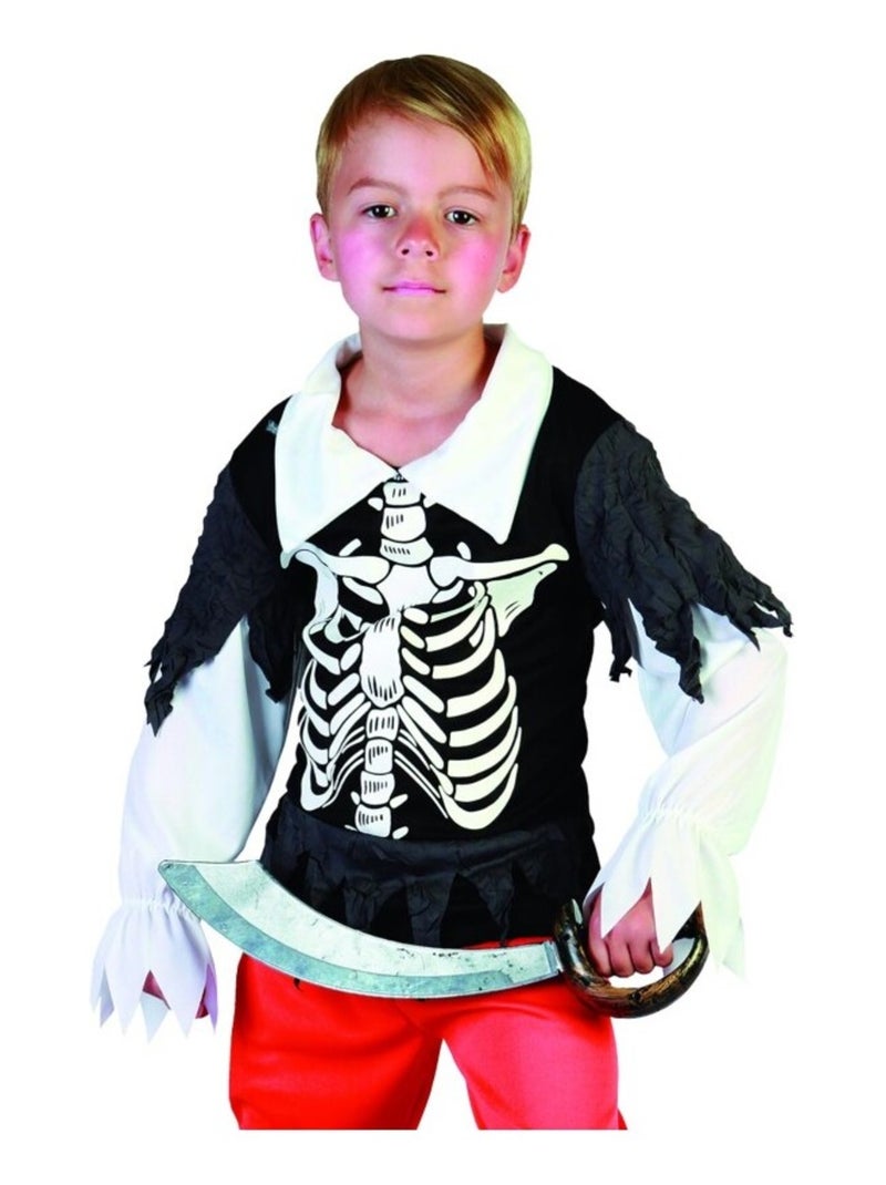 RIRE ET CONFETTI - Déguisement Pirate Zombie Halloween enfant Noir Noir - Kiabi