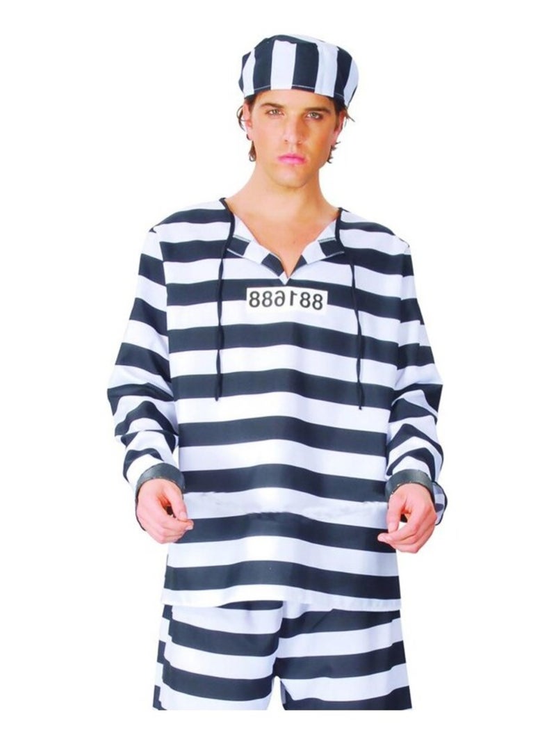 RIRE ET CONFETTI - Déguisement Prisonnier Homme Blanc - Kiabi
