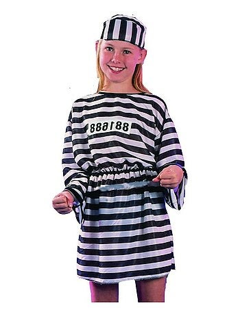 RIRE ET CONFETTI - Déguisement Prisonnière fille