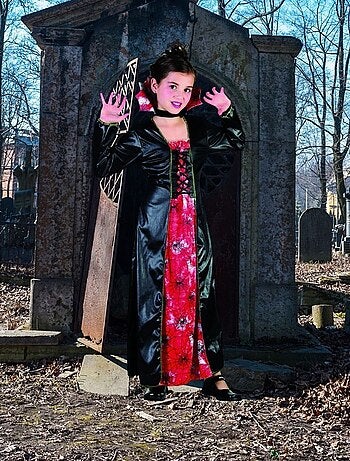 RIRE ET CONFETTI - Déguisement Vampire araignées Halloween fille enfant