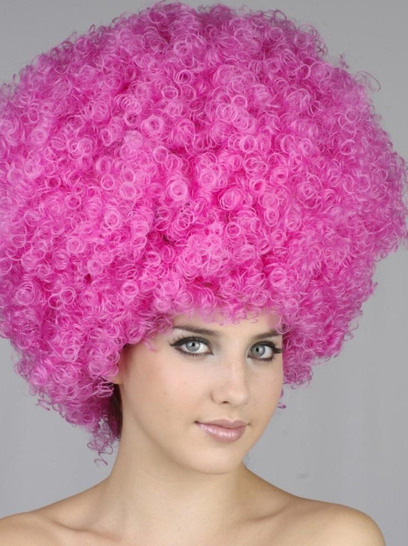 RIRE ET CONFETTI - Perruque volumineuse Disco Rose - Kiabi
