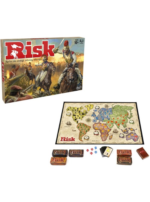 Risk, jeu de société de stratégie pour enfants, dès 10 ans, jeu de plateau, hasbro gaming - Kiabi