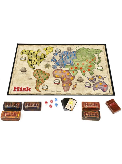 Risk, jeu de société de stratégie pour enfants, dès 10 ans, jeu de plateau, hasbro gaming - Kiabi