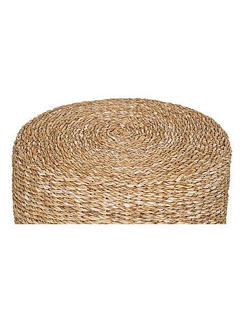 Rivera Pouf - Pouf, jonc de mer/coton, naturel ø40x40 cm