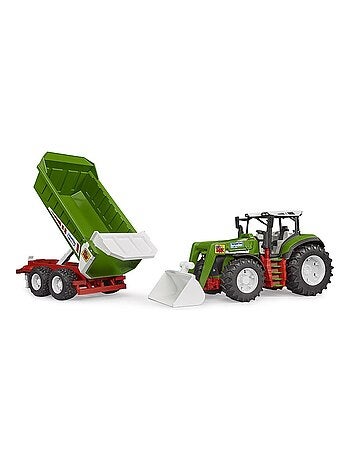 Roadmax tracteur avec chargeur avant et remorque basculante