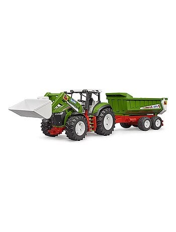 Roadmax tracteur avec chargeur avant et remorque basculante