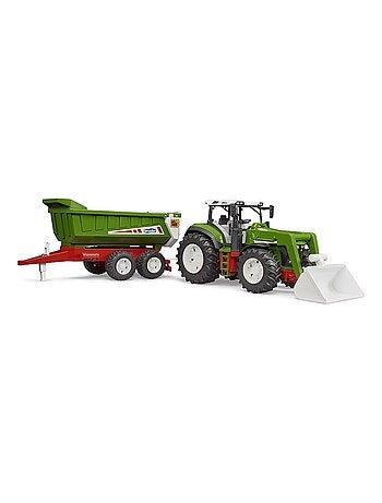 Roadmax tracteur avec chargeur avant et remorque basculante