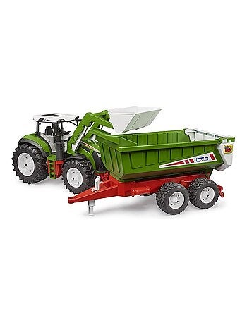 Roadmax tracteur avec chargeur avant et remorque basculante