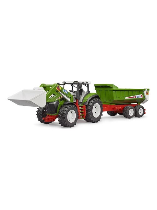 Roadmax tracteur avec chargeur avant et remorque basculante - Kiabi