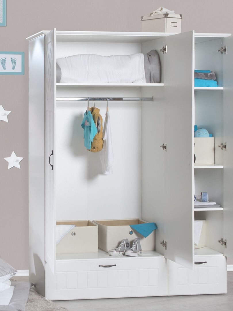 Roba Meubelset 'Matilda' Voor De Kinderkamer, Incl. Ledikant 70x140 Kledingkast Commode