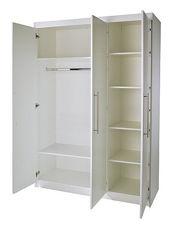 ROBA Armoire "Maren" à 3 portes battantes – blanc