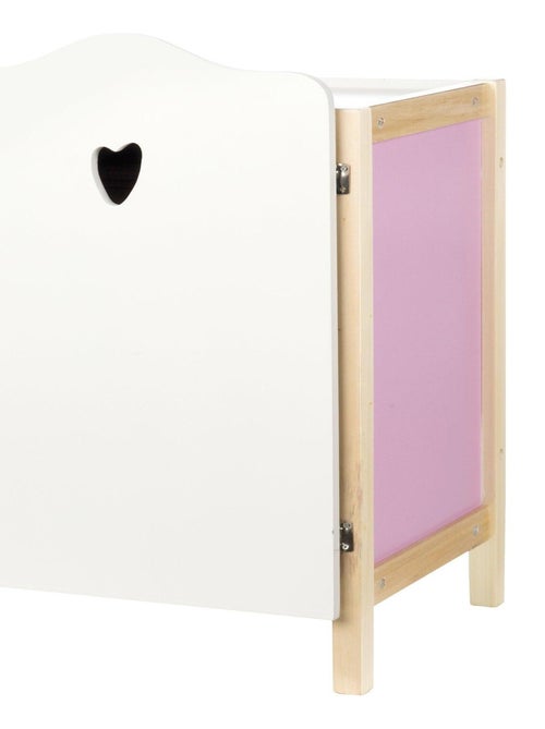 ROBA Armoire Poupée "Scarlett" avec Tringle à Vêtements et Étagère - Dès 3 Ans - Lilas/Blanc - Kiabi