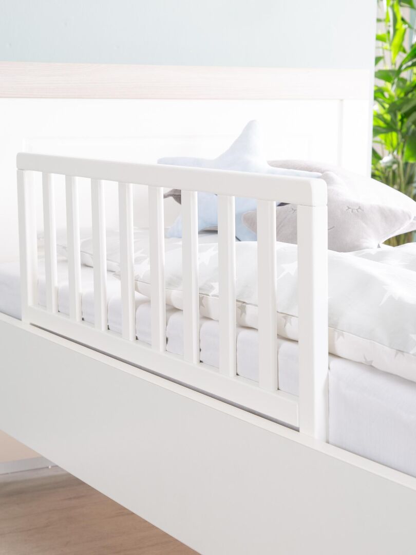 ROBA Barrière de Lit 90 cm Protection AntiChute Sûre pour Bébés et Enfants Bois Laqué Blanc ROBA Barrière de Lit 90 cm Protection AntiChute Sûre pour Bébés et Enfants Bois Laqué Blanc