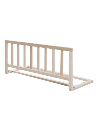 ROBA Barrière de Lit 90 cm - Protection Anti-Chute Sûre pour Bébés et Enfants - Bois Naturel