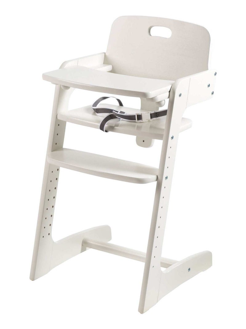 ROBA Chaise Haute Évolutive "Kid Up" - Qui Grandit Avec L'enfant Blanc - Kiabi