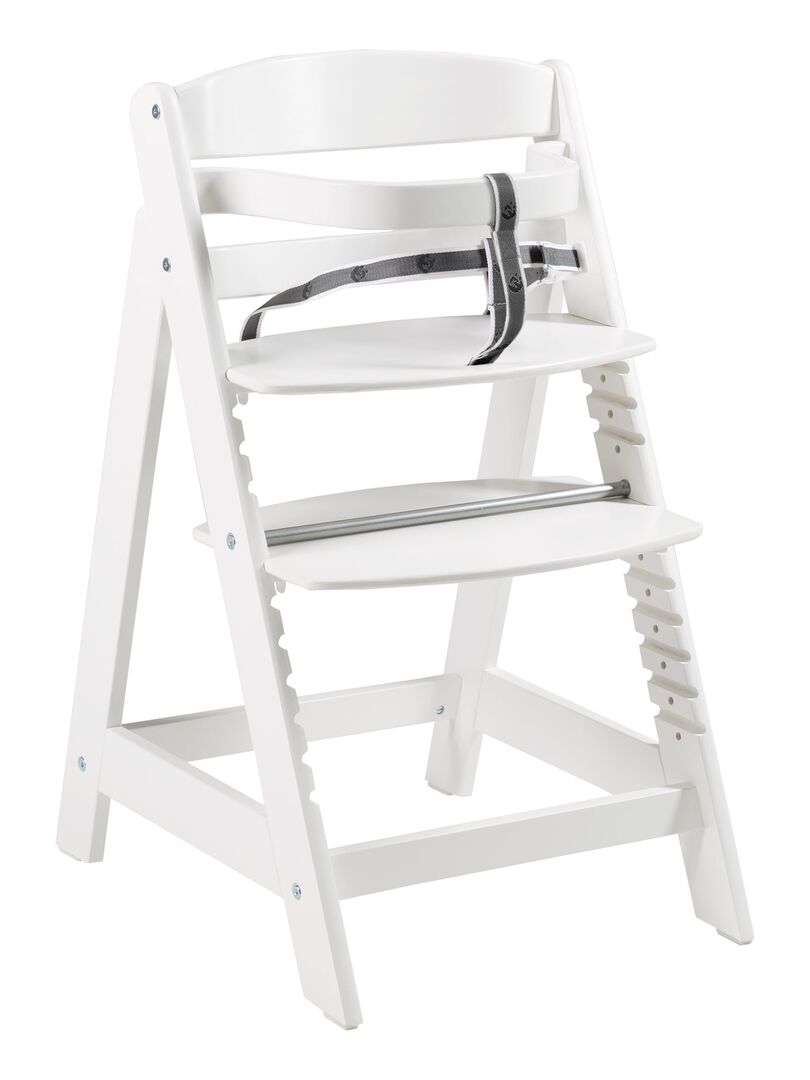 ROBA Chaise Haute Évolutive "Sit Up Click" - Fermeture À Clic Innovante Blanc - Kiabi
