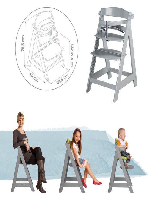 ROBA Chaise Haute Évolutive "Sit Up Click & Fun" + Table À Manger - Kiabi
