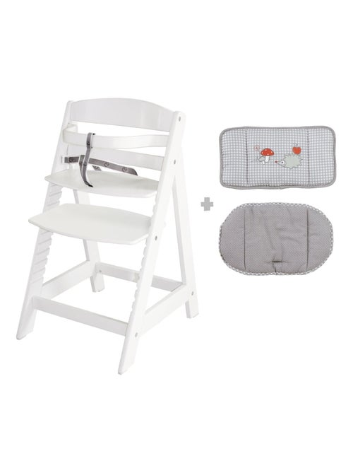 ROBA Chaise Haute Évolutive "Sit Up III" + Coussin "Adam & Eule" - Kiabi