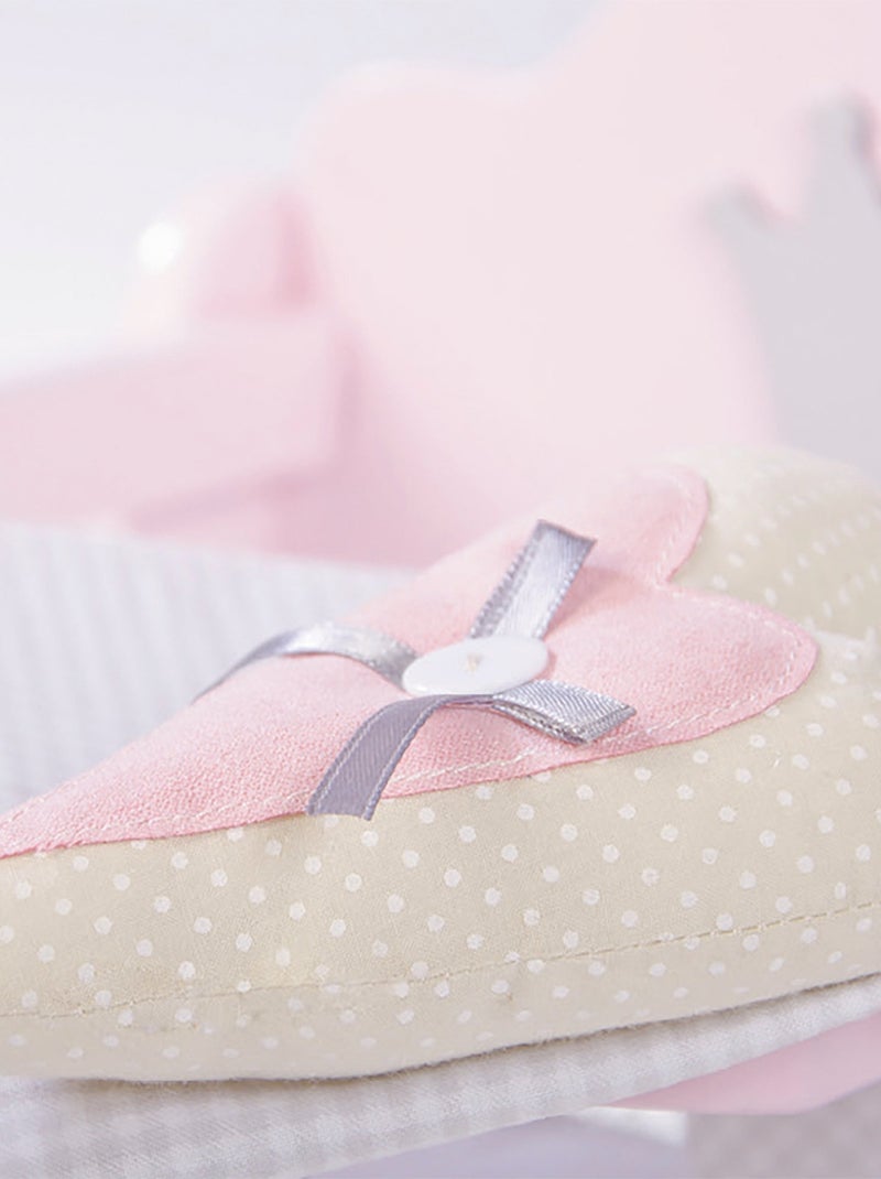 ROBA Chaise haute pour Poupée "Princess Sophie" en bois - Dès 18 mois - Rose/Argent Rose clair - Kiabi