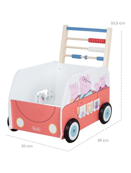 Chariot en plastique rouge pour 2 enfants Neighborhood Step2 - Bleu - Kiabi  - 143.16€