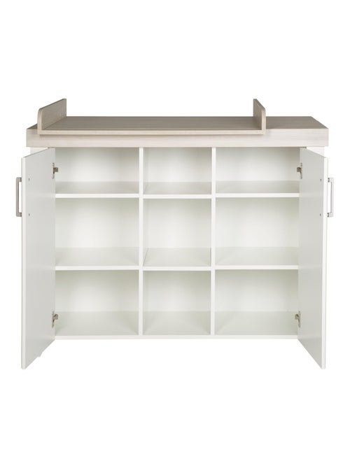 ROBA Commode à Langer "Felicia" – avec Plan Amovible – Style Maison de Campagne – Blanc - Kiabi