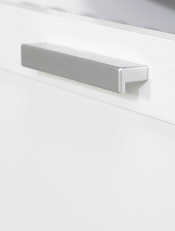 ROBA Commode à Langer Hamburg à 2 Portes + 2 Boîtes de Rangement – Gris