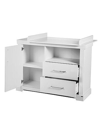 ROBA Commode à Langer "Maxi" – avec Plan à Langer Amovible – Style maison de campagne