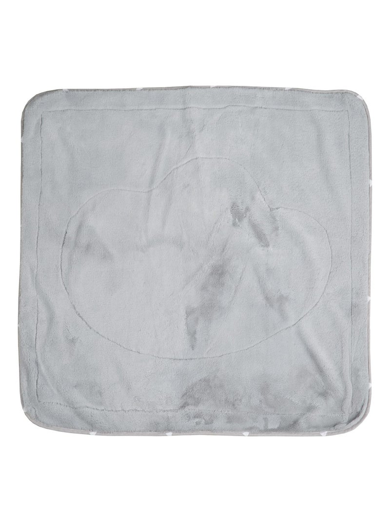 ROBA Couverture de Bébé "Indibear"- 80 x 80 cm - Brun Vert - Kiabi