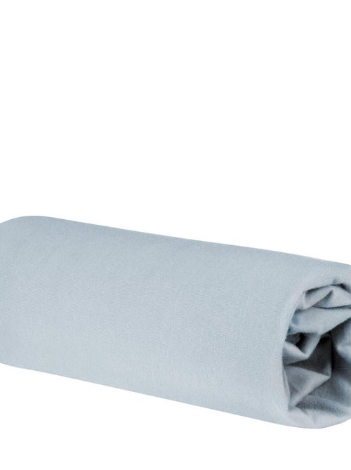 ROBA Drap Housse Extensible "Lil Planet" pour Matelas de Lit 60x120 cm à 70x140 cm - Bleu Ciel - Kiabi