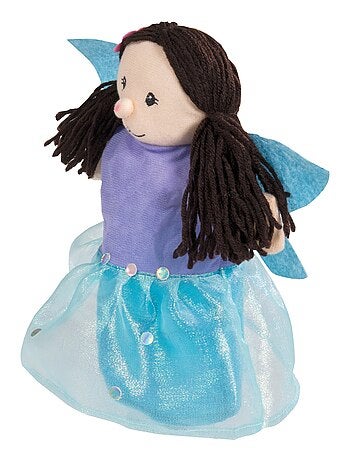 ROBA Ensemble de 4 Marionnettes à Main en Tissu et Feutre - Licorne Princesse Dragon Chevalier