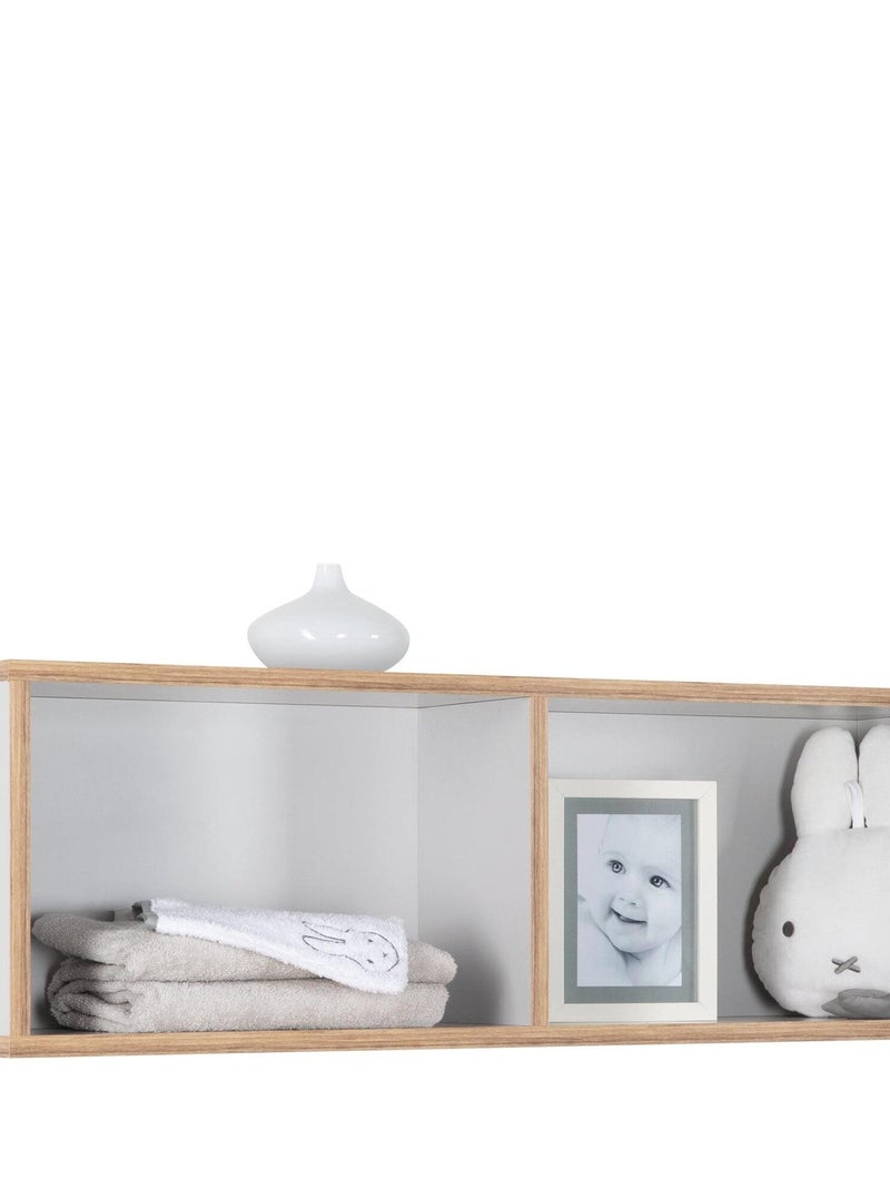 ROBA Étagère Murale pour Chambre Enfant "Caro" 90 cm - gris clair Gris clair - Kiabi