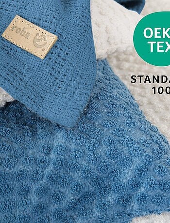 ROBA Housse de matelas à langer extensible en coton bio 'Seashells'