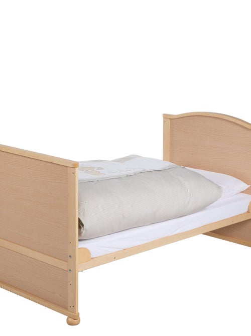 ROBA Lit bébé évolutif complet "Liebhabear" - 70x140 + Équipement Complet - Kiabi