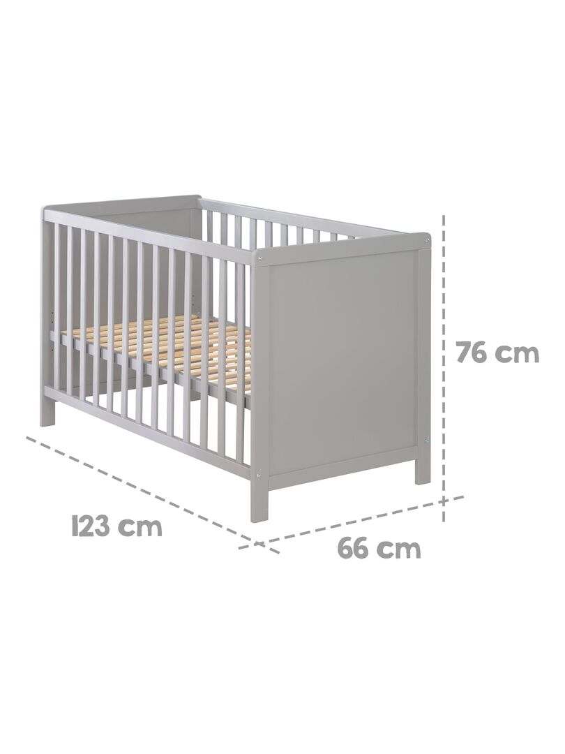 ROBA Barrière de Lit Bébé et Enfant Klipp-Klapp - 150 cm - Antichute et  Rabattable - Gris - Gris Blanc - Kiabi - 54.90€