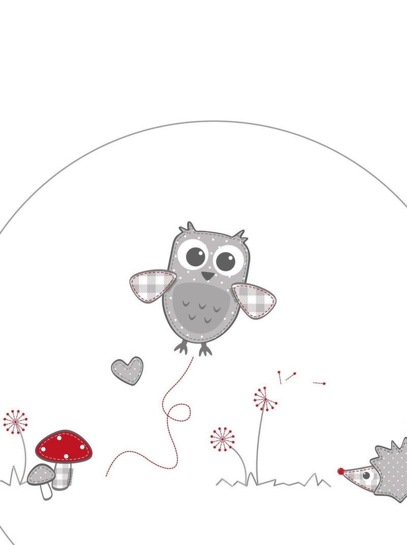 ROBA Lit cododo "Adam & Eule" 60 x 120 cm + équipement complet Blanc - Kiabi