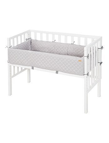 ROBA Lit Cododo "roba Style" 2en1 + Matelas + Tour + Barrière - Gris