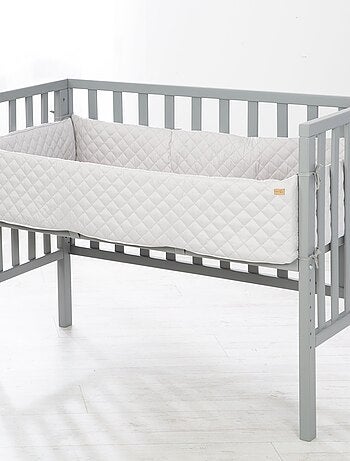 ROBA Lit Cododo "roba Style" 2en1 + Matelas + Tour + Barrière - Gris
