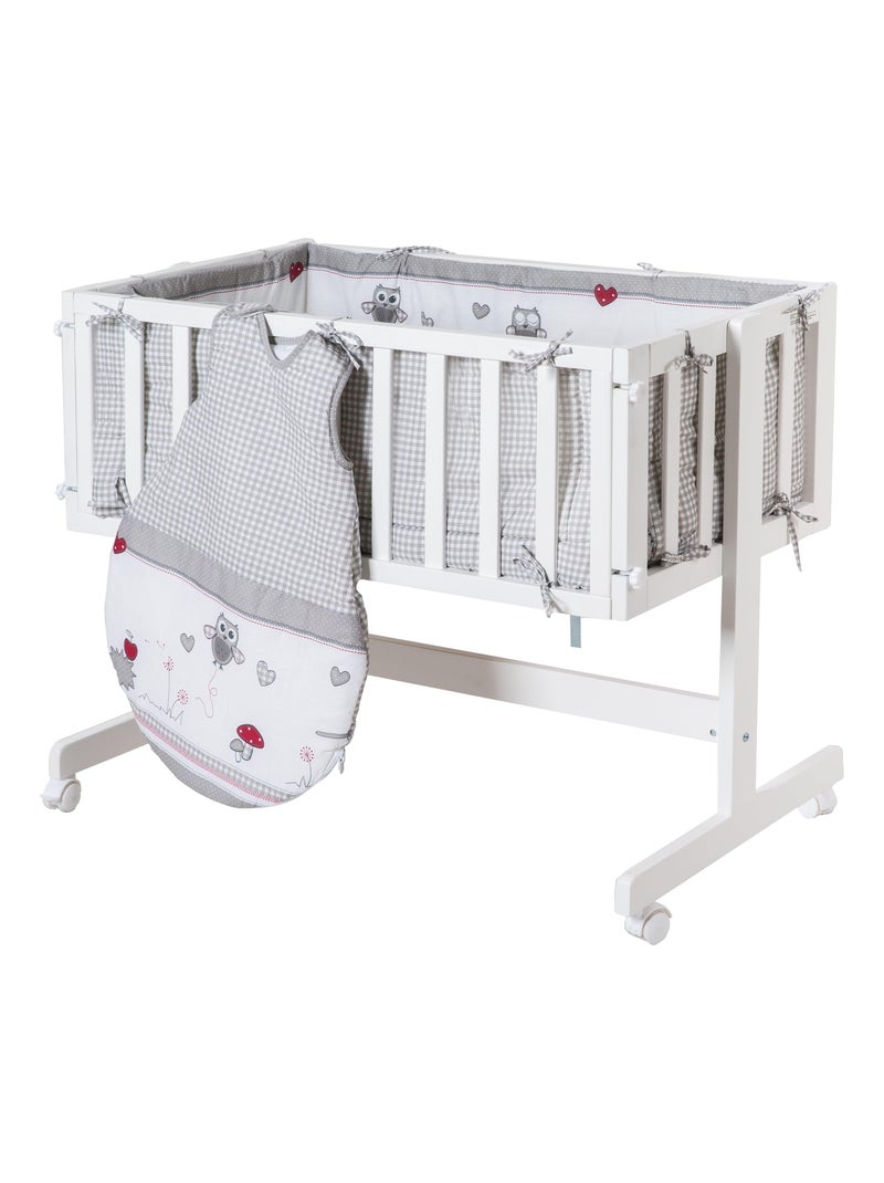 ROBA Lit cododo "Room & Craddle" – blanc + équipement "Adam et Eule" Blanc - Kiabi