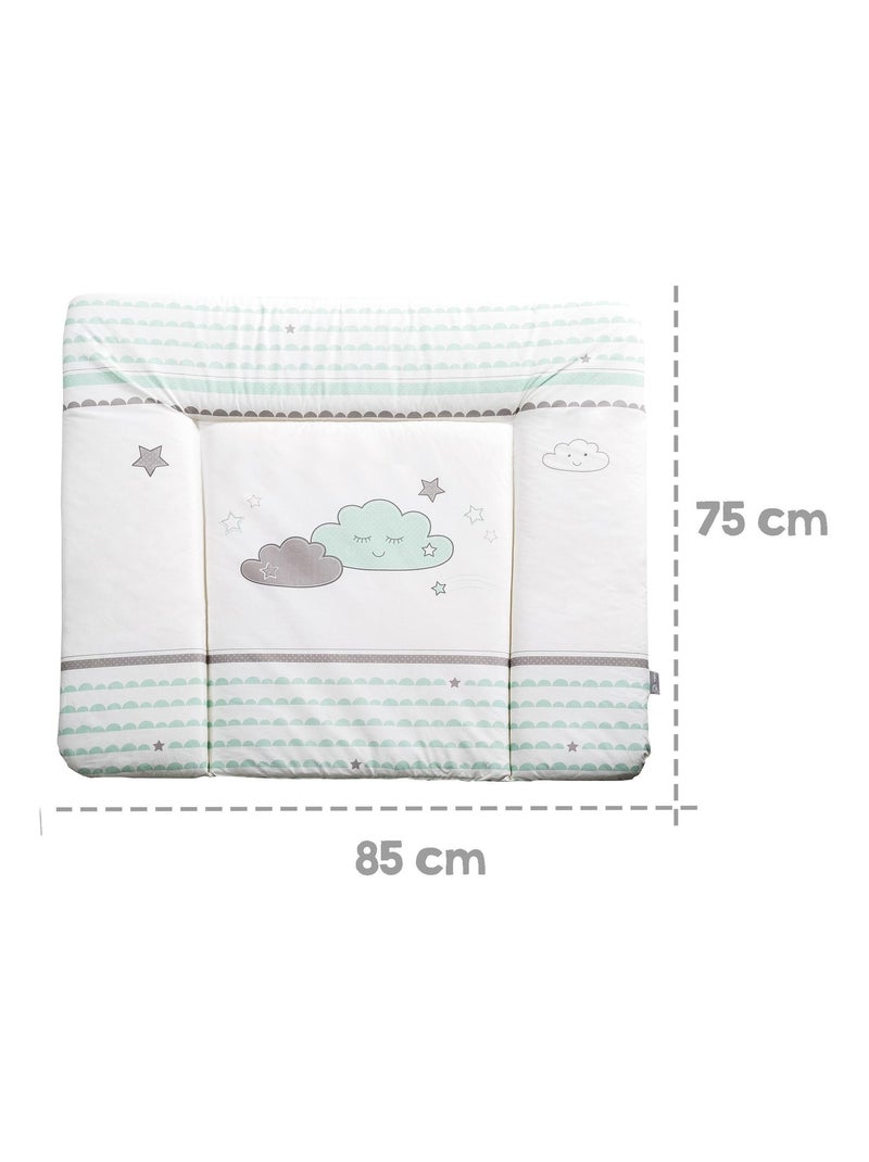 ROBA Matelas À Langer "Happy Cloud" - 85x75 - Revêtu De PU Blanc - Kiabi
