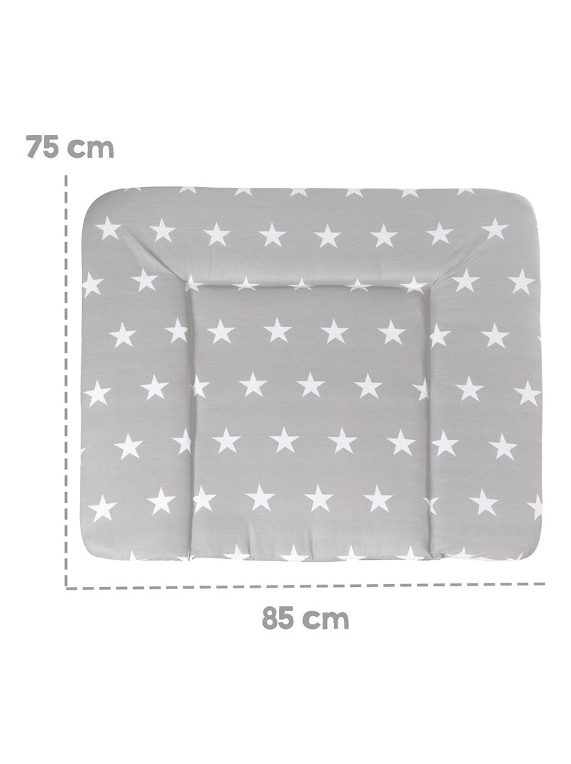 ROBA Matelas À Langer "Little Stars" - 85x75 - Film Sans Phtalate Gris - Kiabi