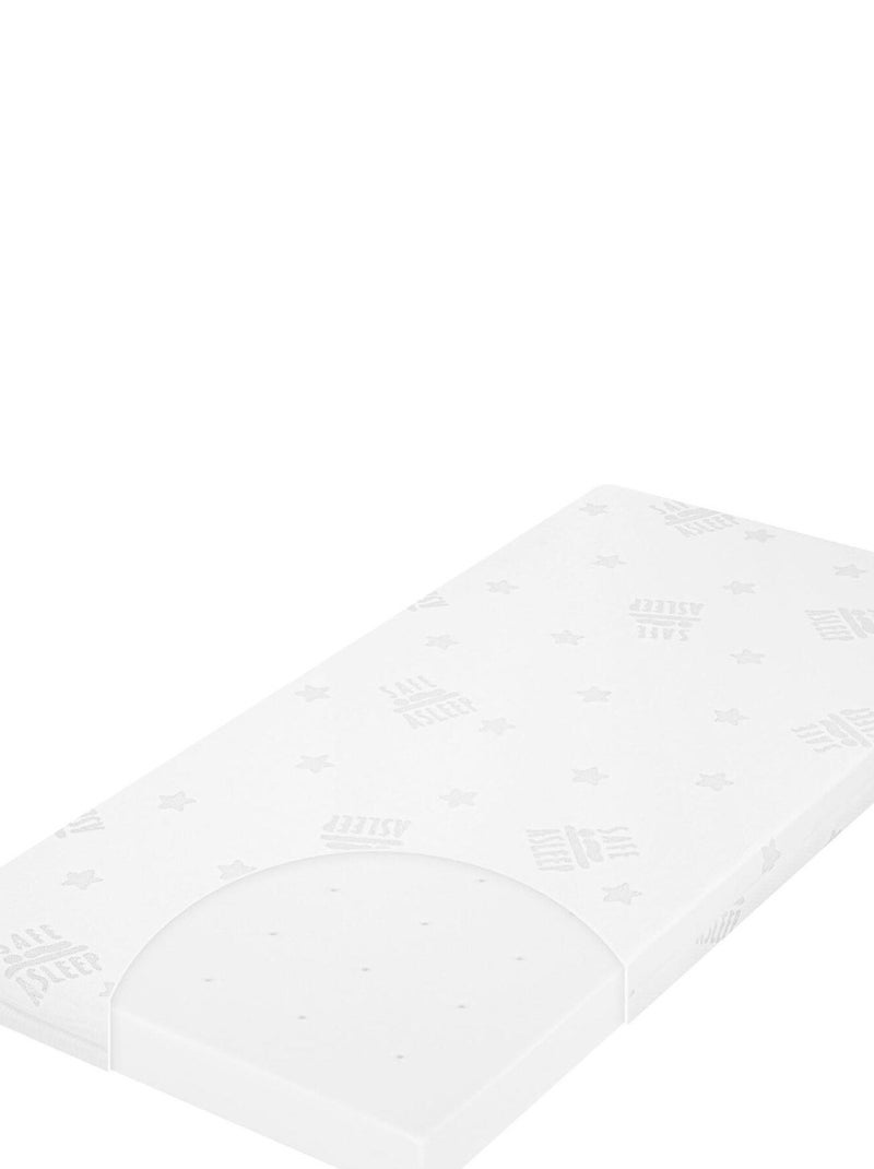 ROBA Matelas de Lit Bébé Climatisé et Déhoussable - "Safe Asleep®" Air Balance Easy Blanc - Kiabi