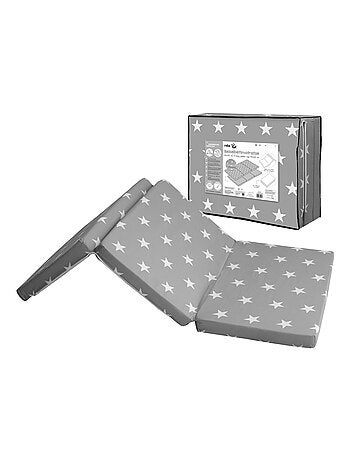 ROBA Matelas de Voyage Little Stars 60 x 120 cm Pliable + Sac de Transport
