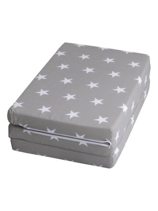 ROBA Matelas de Voyage Little Stars 60 x 120 cm Pliable + Sac de Transport