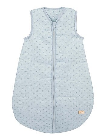 ROBA Organic Gigoteuse Bébé "Lil Planet" - Sac de Couchage D'été - Bleu Clair
