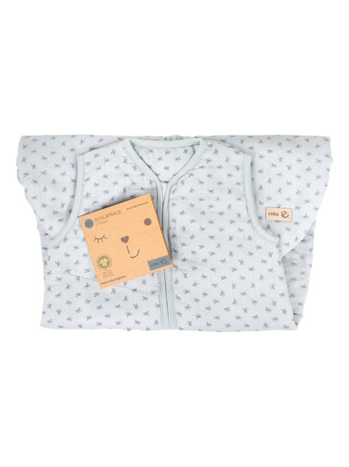 ROBA Organic Gigoteuse Bébé "Lil Planet" - Sac de Couchage D'été - Bleu Clair - Kiabi