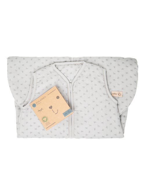 ROBA Organic Gigoteuse Bébé "Lil Planet" - Sac de Couchage D'été - Gris Argenté - Kiabi