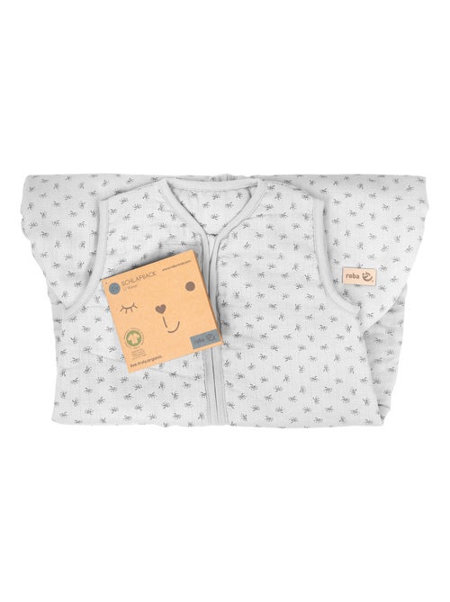 ROBA Organic Gigoteuse Bébé "Lil Planet" - Sac de Couchage D'été - Gris Argenté - Kiabi
