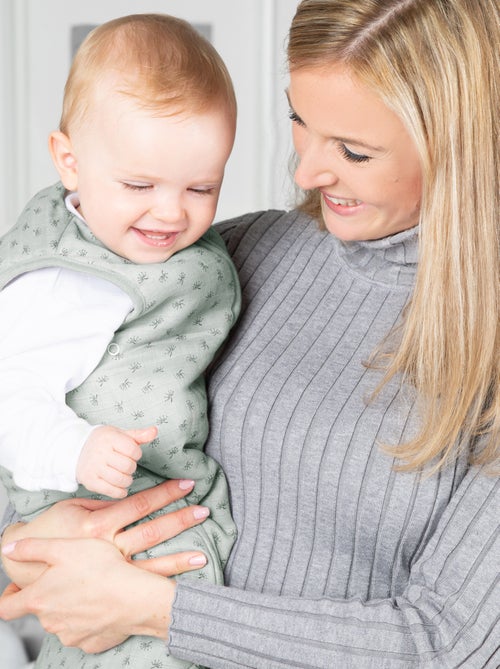 ROBA Organic Gigoteuse Bébé "Lil Planet" - Sac de Couchage D'été - Vert Givré - Kiabi