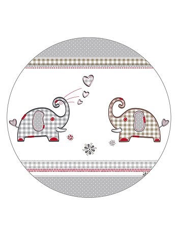 ROBA Parc Bébé en Bois 75x100 "Jumbotwins" + Tapis de Parc Bébé et Roues à Freins - Blanc